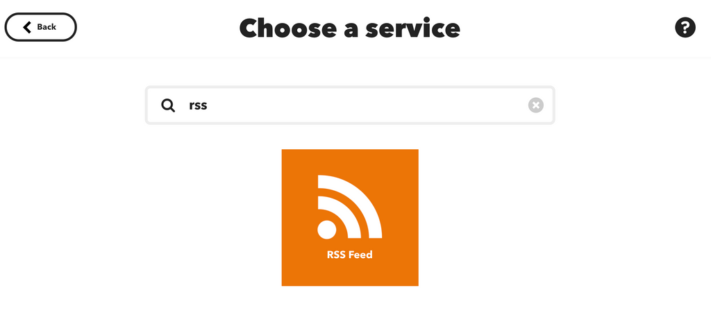 Choose RSS