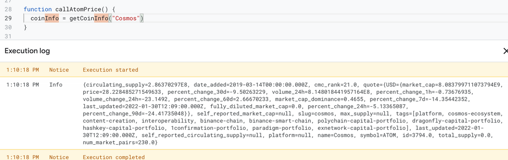 Trade Coinmarketcap API